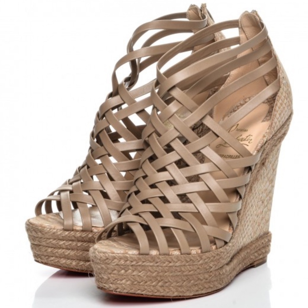 Christian Louboutin Tramontagne wedge heels RETAIL 795